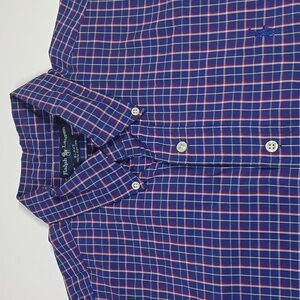 Ralph Lauren Men's Button-down Long sleeve Plaid Shirt SZ Large